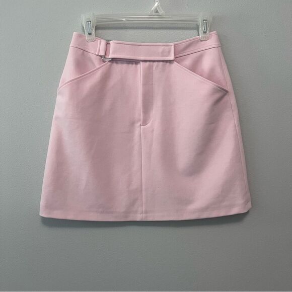 Club Monaco Mini Skirt Pastel Pink Size 2 - Picture 1 of 5